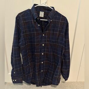 Brooks Brothers Men’s Button Down - Medium, Plaid